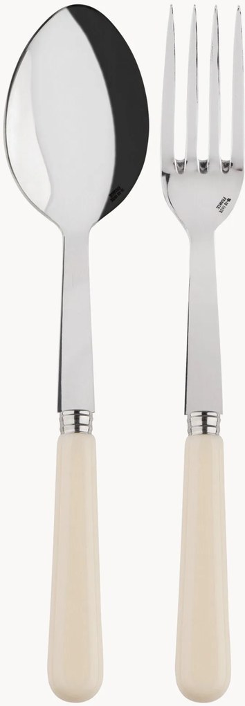 Set di 2 posate da insalata in acciaio inossidabile Pop