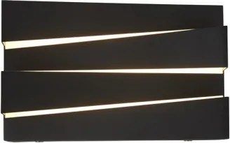 Searchlight 86410BK - Applique LED SECTION LED/18W/230V nero