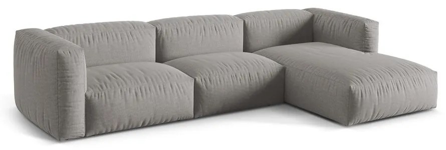Divano angolare modulare grigio chiaro (angolo destro) Martina - Micadoni Home