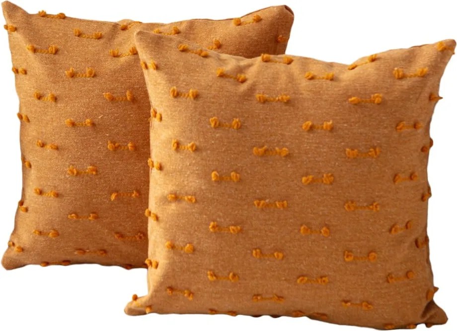 Federe decorative in set 2 pz 43x43 cm Tuffet – Mioli Decor