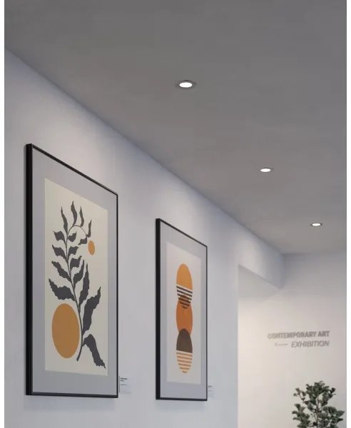 Eglo 99208 - Plafoniera da incasso per bagno a LED FUEVA 5 LED/2,7W/230V IP44