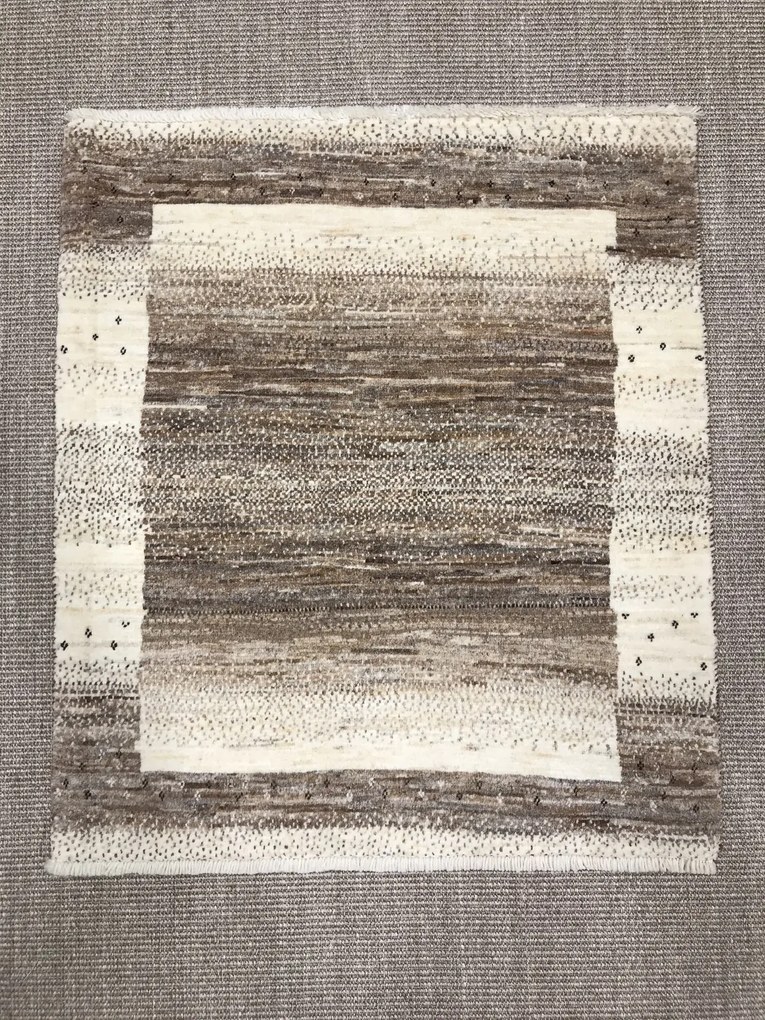 Loribaft Tappeto persiano 80 x 90 Beige (Iran) Annodato A Mano