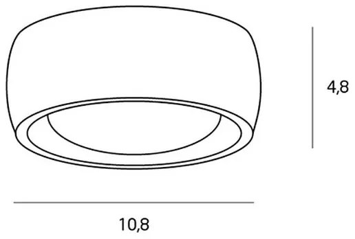 MAXLIGHT C0135 - Plafoniera LED da bagno KODAK LED/8W/230V IP44 bianco