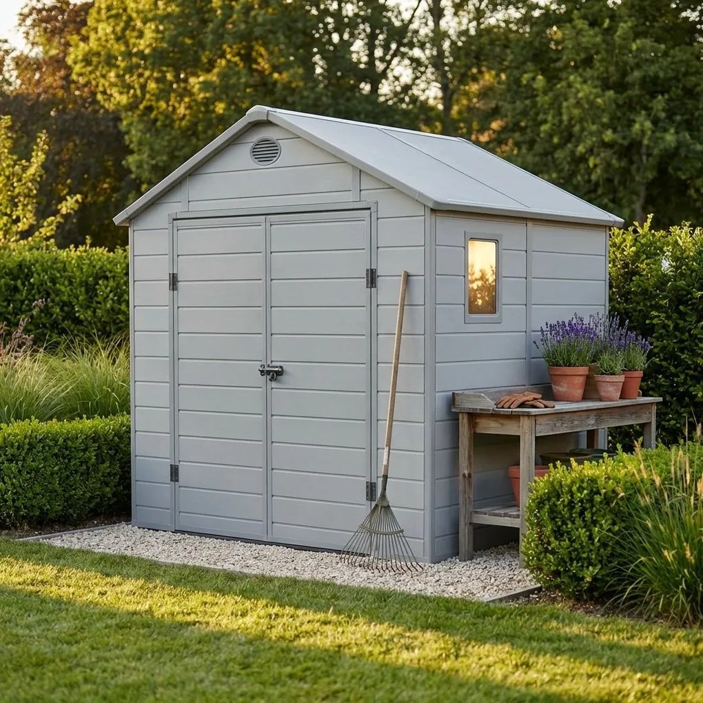 UTILITY - casetta in resina da giardino porta attrezzi