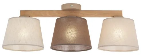 Brilagi - Plafoniera LATTE 3xE27/15W/230V pino/misto