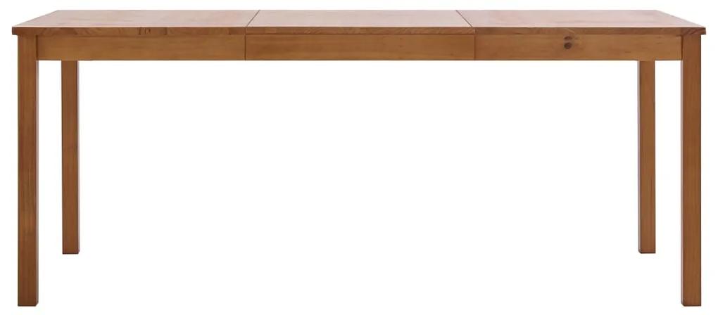 Tavolo da pranzo marrone miele 180x90x73 cm in legno di pino