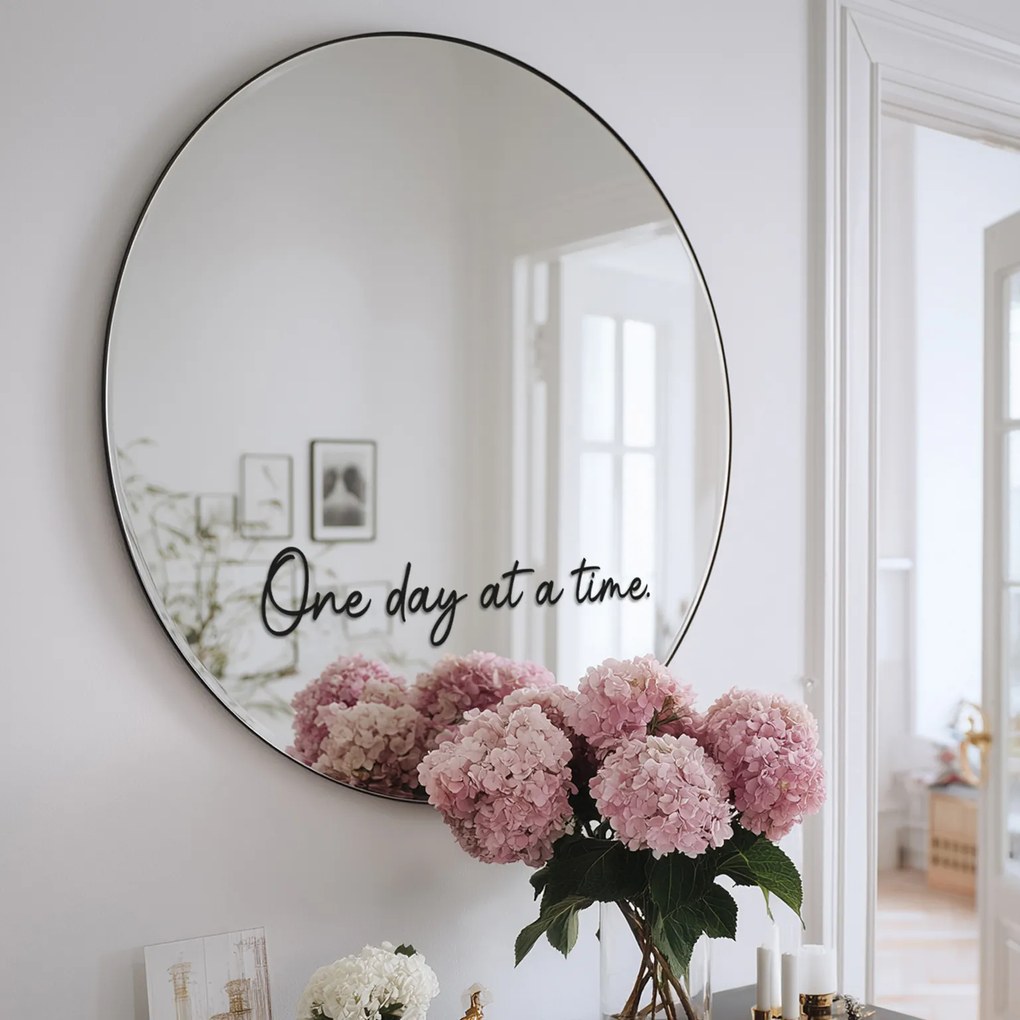 Adesivo per specchio S24 – One day at time.