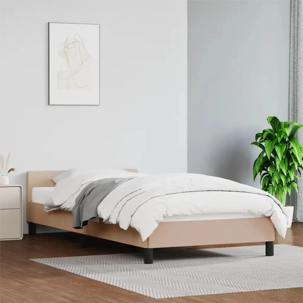 Giroletto Con Testiera Senza Materasso Cappuccino 90x190 Cm /