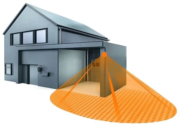 STEINEL 602819 - Sensore ad infrarossi da parete IS240 bianco IP54