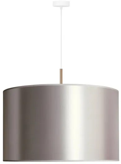 Duolla - Lampadario a sospensione con filo CANNES 1xE27/15W/230V diametro 50 cm argento/rame