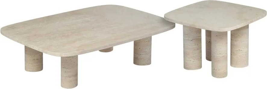 Tavolo contenitore in pietra 52x52 cm Volos - Blomus
