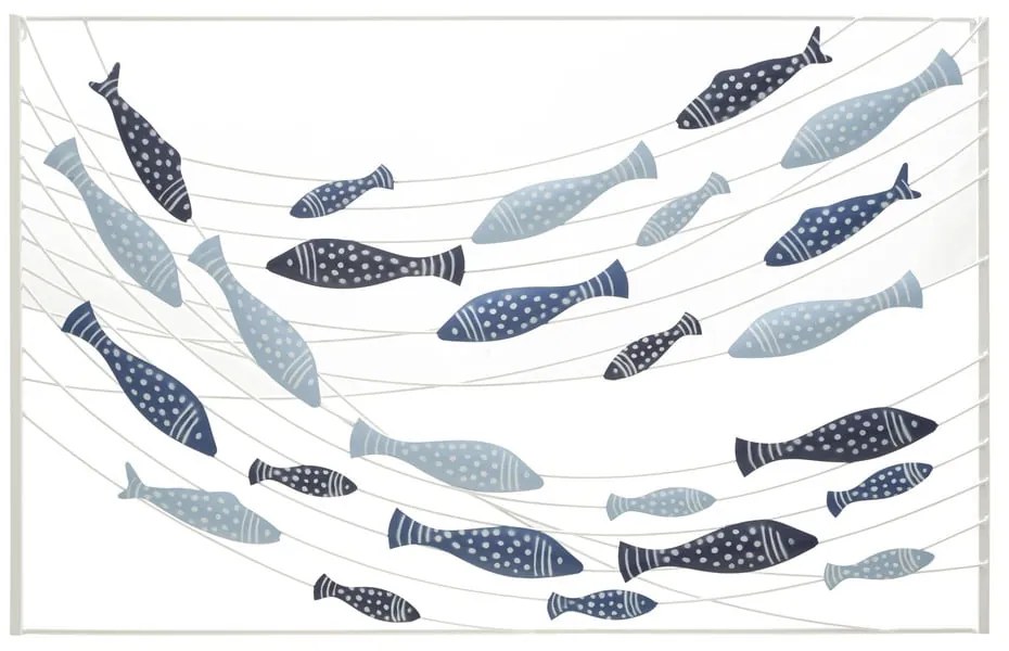 Decorazione da parete in metallo 96,5x61 cm Pesci - Mauro Ferretti