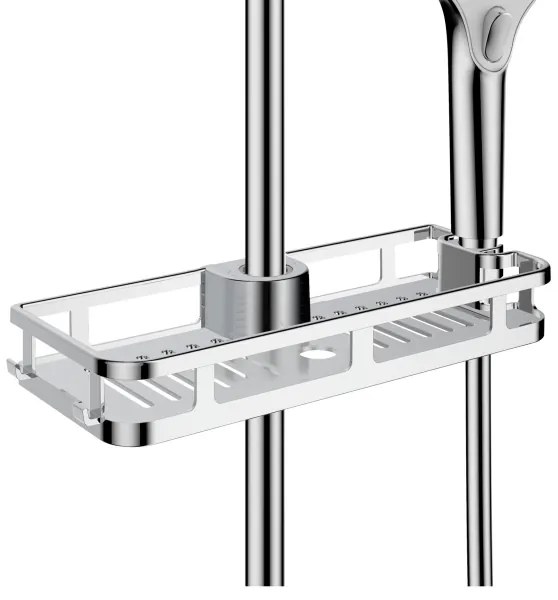 WENKO 25490100 - Mensola LIBERTÀ 28,5x11,5 cm, cromo lucido