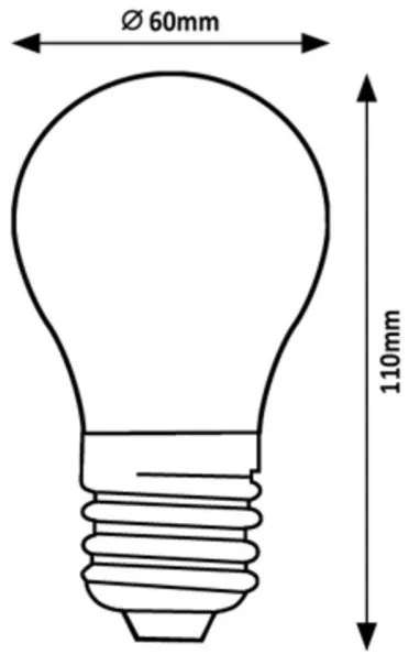 Rabalux 79019 - Lampadina LED FILAMENT A60 E27/7W/230V 3000K