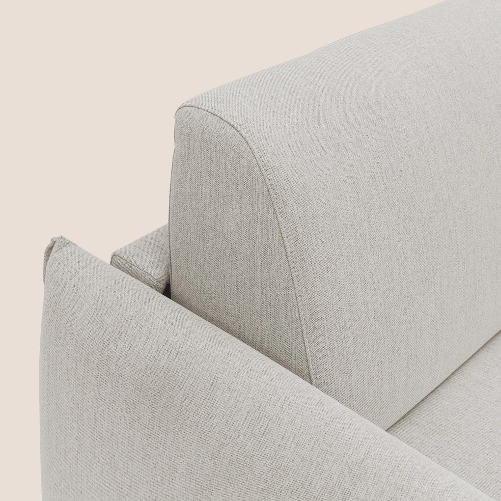 Scarlet divano letto in tessuto misto cotone impermeabile T19 panna