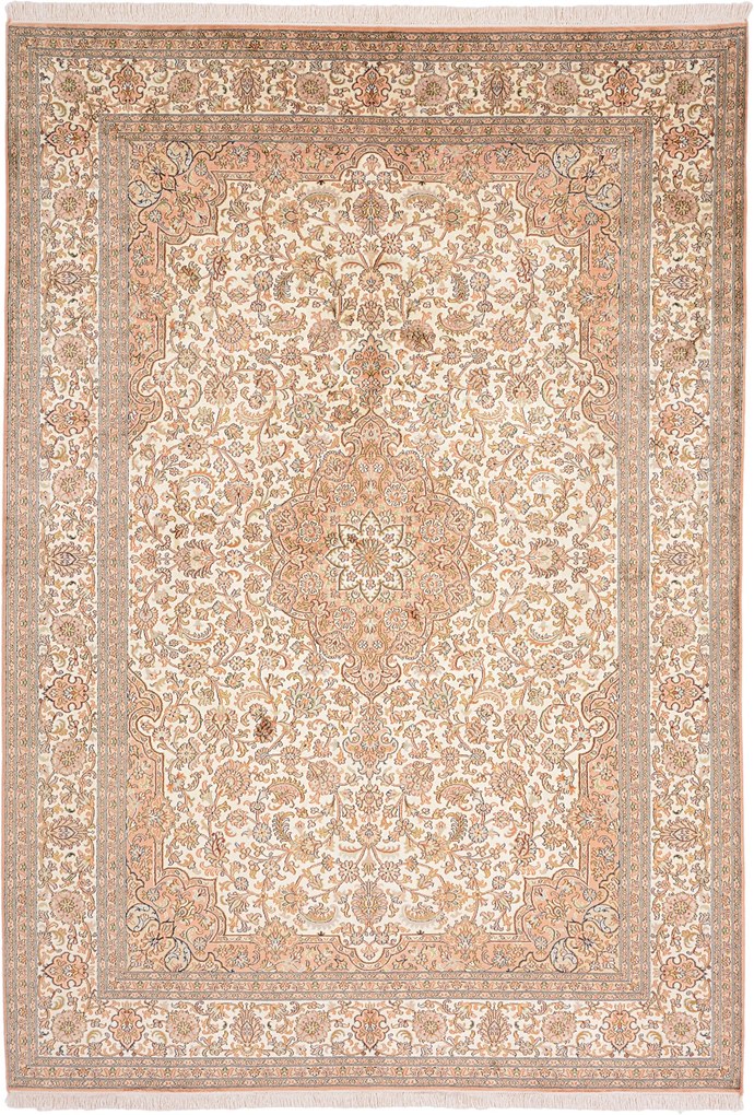 Cashmere Silk Tappeto 180 x 250 (Indian) Annodato A Mano