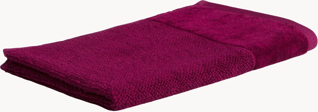 Set di 2 asciugamani ospite con bordi in velluto Bamboo Luxe