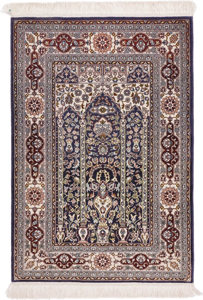 Hereke Tappeto 60 x 90 (Cina) Annodato A Mano