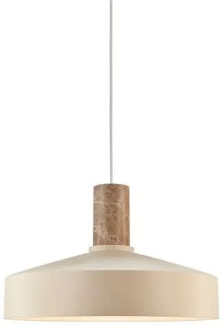 Nordlux - Lampadario a sospensione con filo ELVAS 1xE27/60W/230V diametro 37,5 cm beige