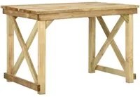 Tavolo da Giardino 110x79x75 cm Legno di Pino Impregnato cod mxl 34421