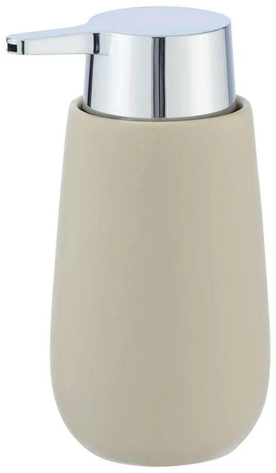 Distributore di sapone in ceramica beige, 320 ml Badi - Wenko