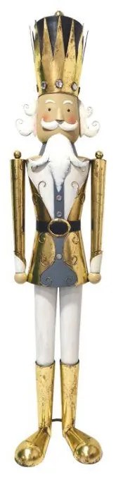 Figura natalizia illuminata multicolore H 80 cm