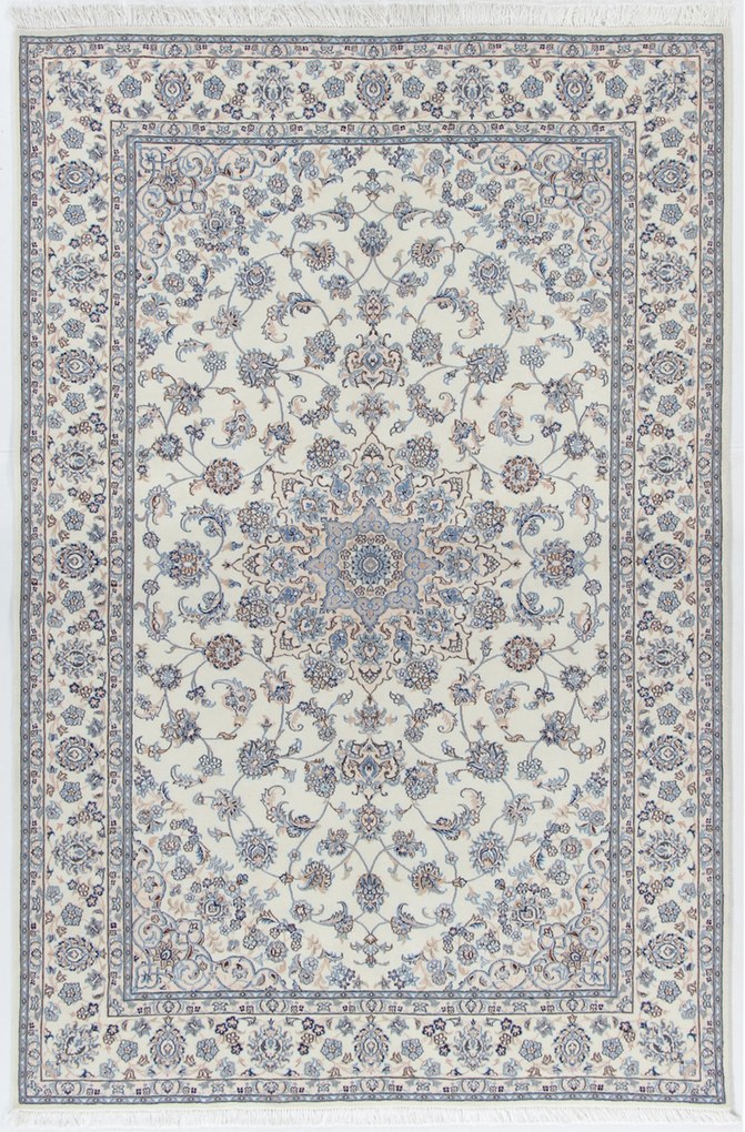 Nain Tappeto 210x140 (Iran) Annodato A Mano
