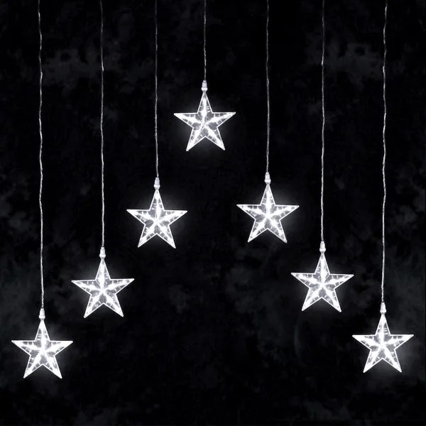 Aigostar - Catena luminosa LED per esterni 70xLED/230V 1,2x1m IP44, bianco freddo, effetto stelle