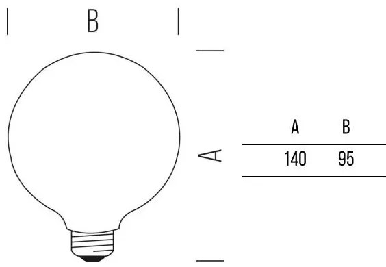 Globo95 Stick 725lm 7,0W E27 GOLD