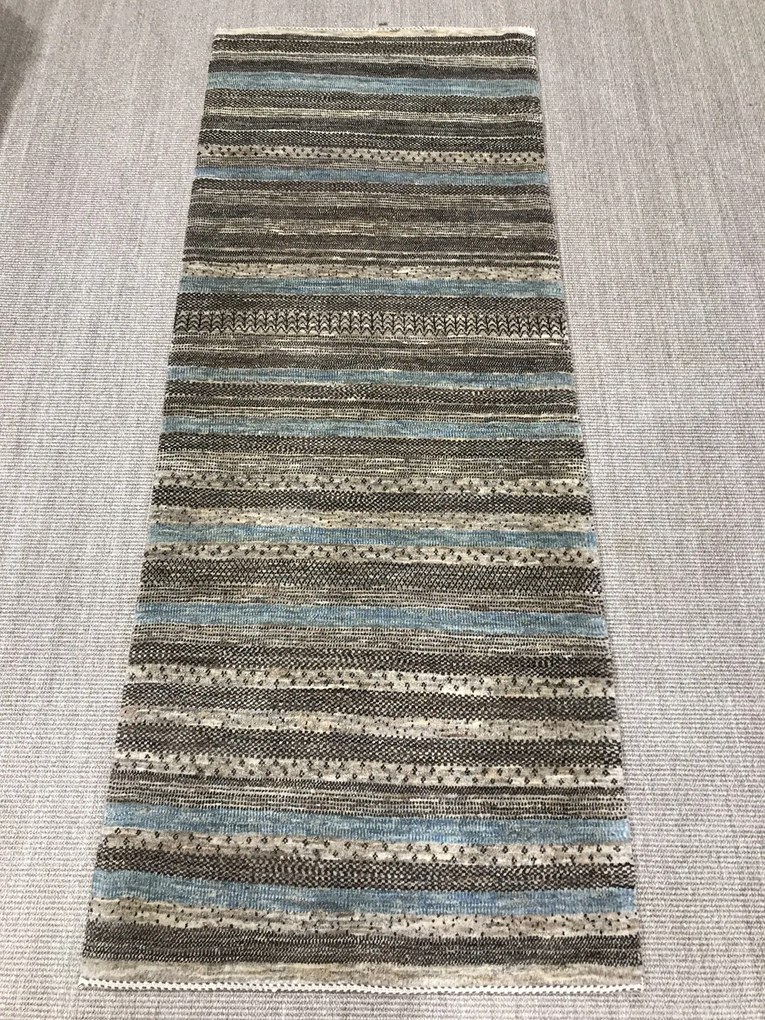 Loribaft Tappeto persiano 80x210 Beige (Iran) Annodato A Mano