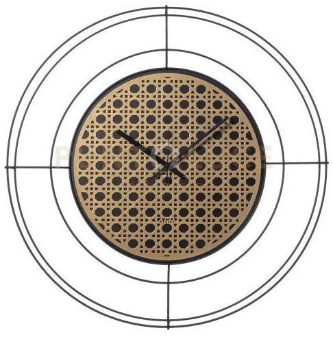 Orologio nudo piccolo vienna nero ,oro laccato in ferro diametro59cm