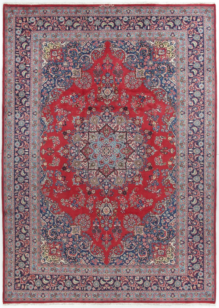 Mashad Tappeto 250 x 340 (Iran) Annodato A Mano