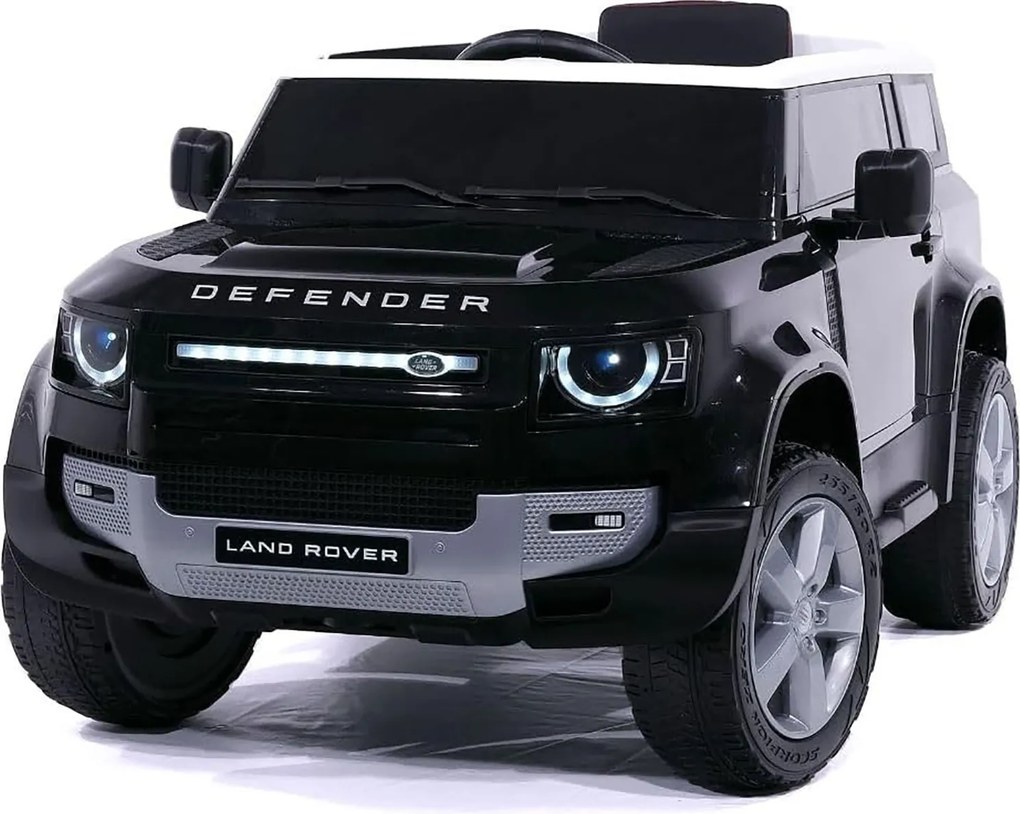 Macchina Elettrica per Bambini Licenza Ufficiale Land Rover Defender 12V 7Ah Nero...