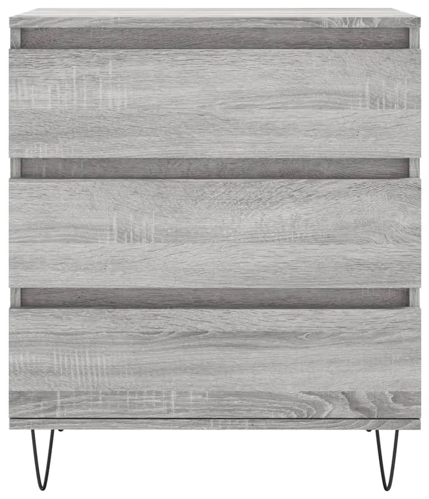 Credenza grigio sonoma 60x35x70 cm in legno multistrato