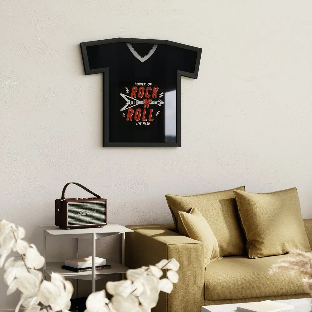 Cornice da parete in plastica nera 62x72 cm T-Frame - Umbra