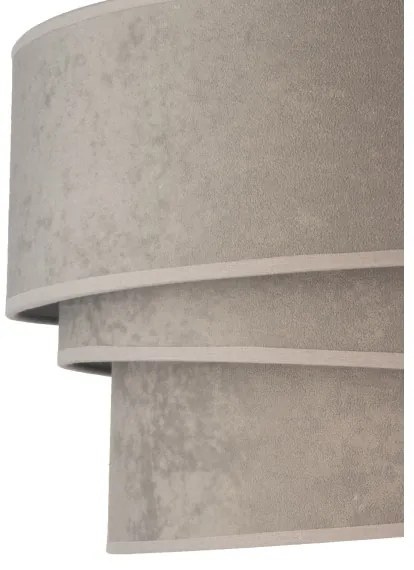 Duolla - Lampadario a sospensione con filo DEVON 1xE27/40W/230V diametro 45 cm grigio