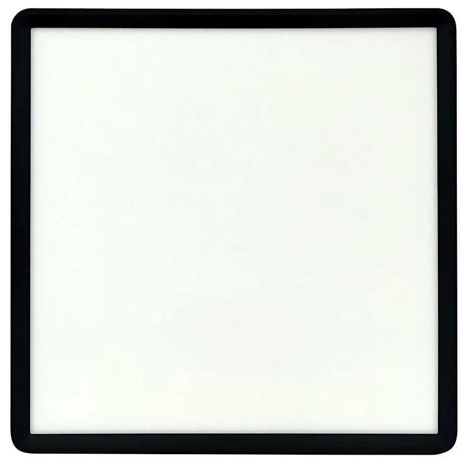 Plafoniera LED/32W/230V 3000/4000/6500K 40x40 cm nero