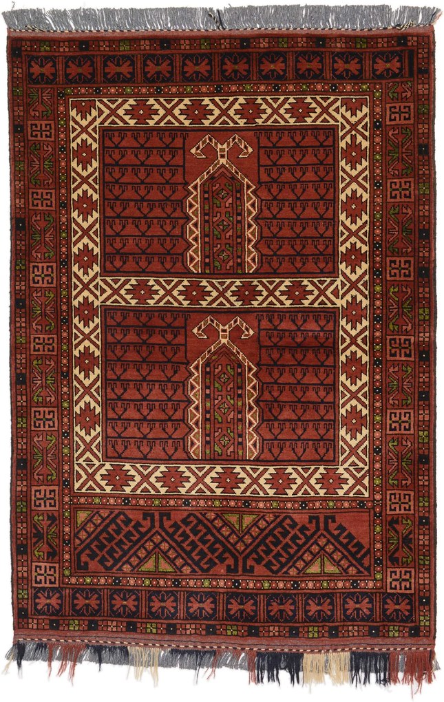 Turkmen Tappeto orientale 140x100 (Afghanistan) Annodato A Mano
