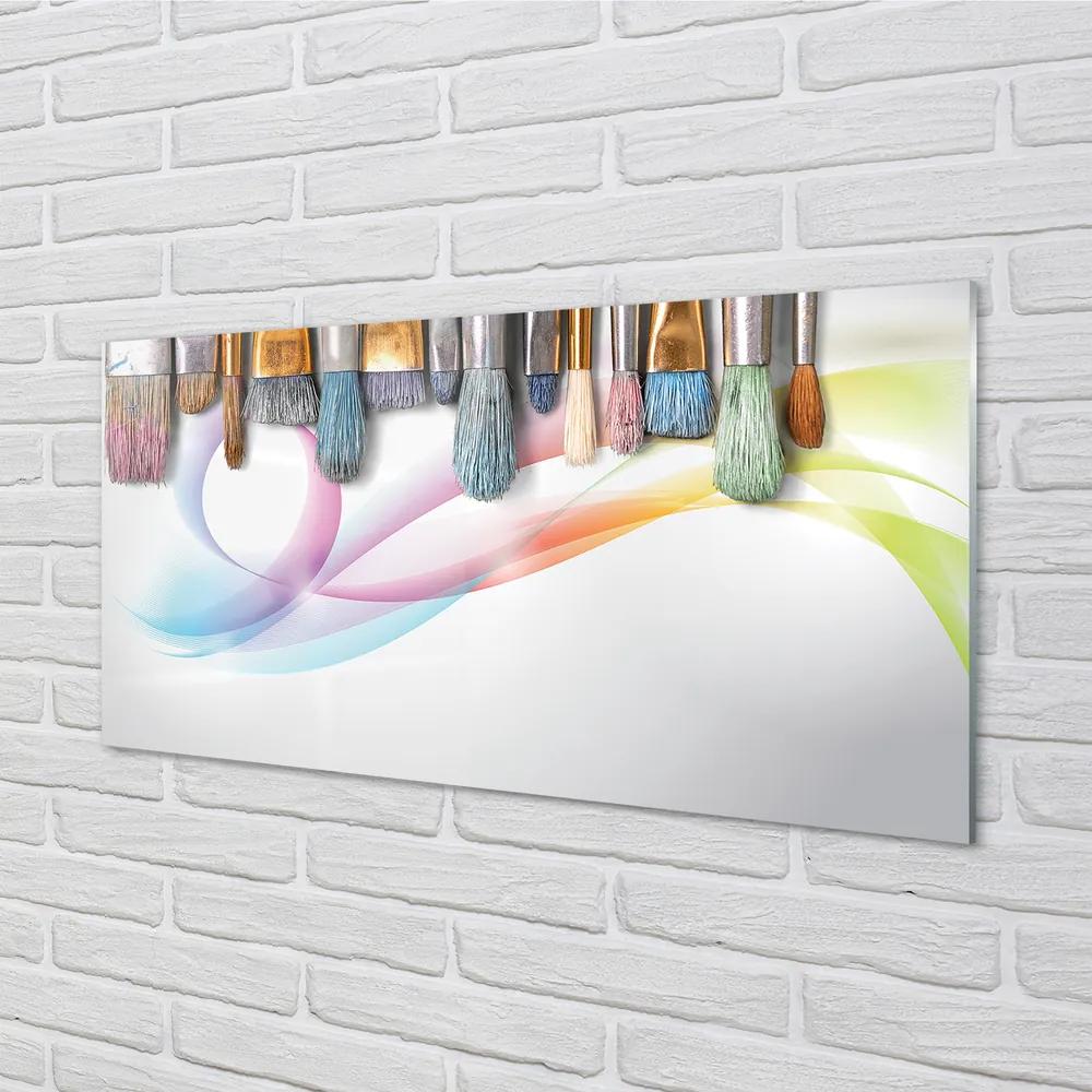 Rivestimento parete cucina Pennelli per immagini matti 100x50 cm