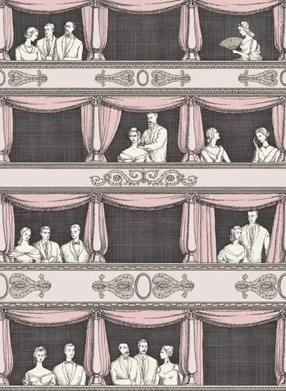 Cole & Son Carta da parati Teatro - Ballet Slipper