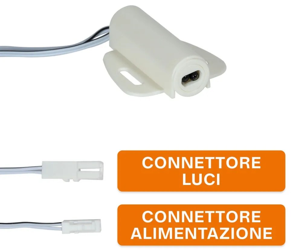 Sensore Apertura Porta, Anta o Cassetto 4A 12/24VDC Interruttore Monocolore