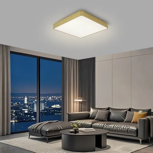 Brilagi - Plafoniera LED da soffitto POOL LED/48W/230V 3000/4000/6000K 50x50 cm dorata
