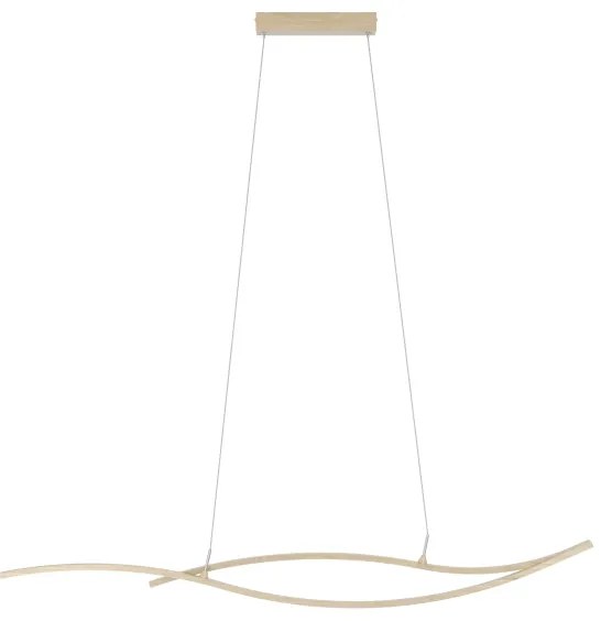 Eglo 901212 - Lampadario LED a sospensione con filo GRISOLIA LED/20W/230V 4000K beige