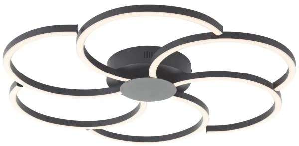 Brilliant - Plafoniera LED FICO LED/32W/230V diametro 65 cm nero