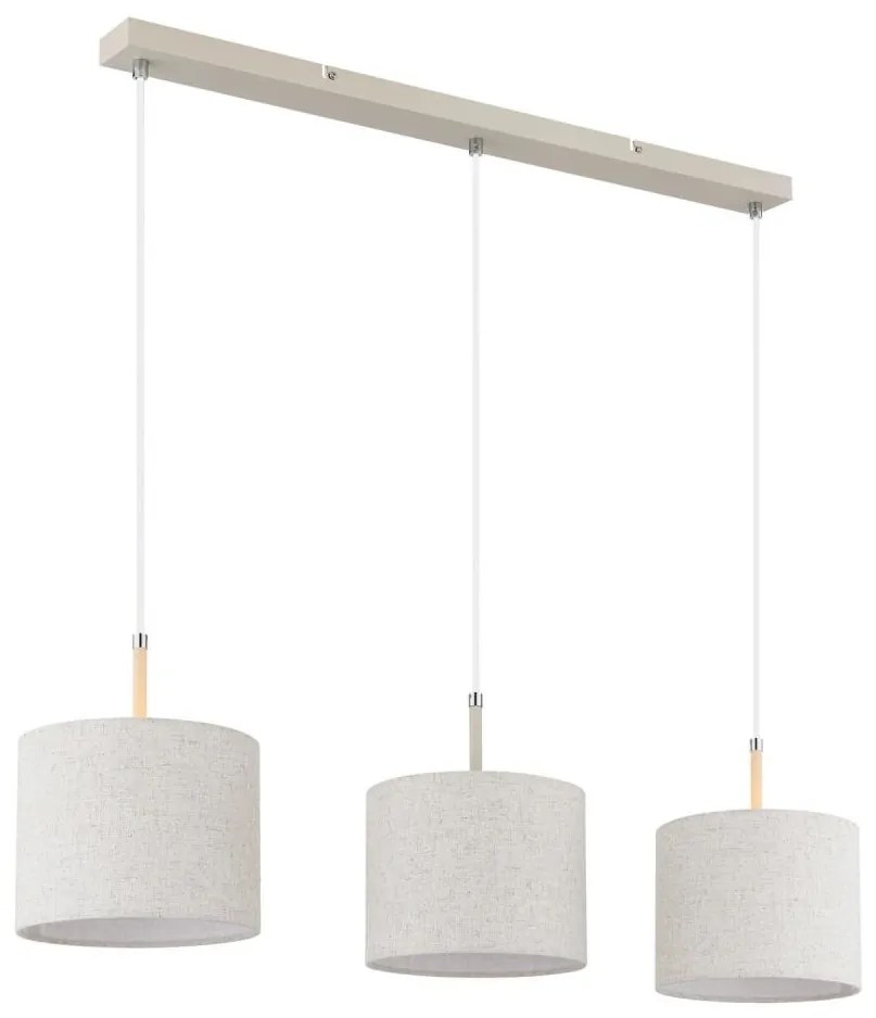 Globo 15968-3H - Lampadario sospeso con cavo DELEON 3xE27/40W/230V