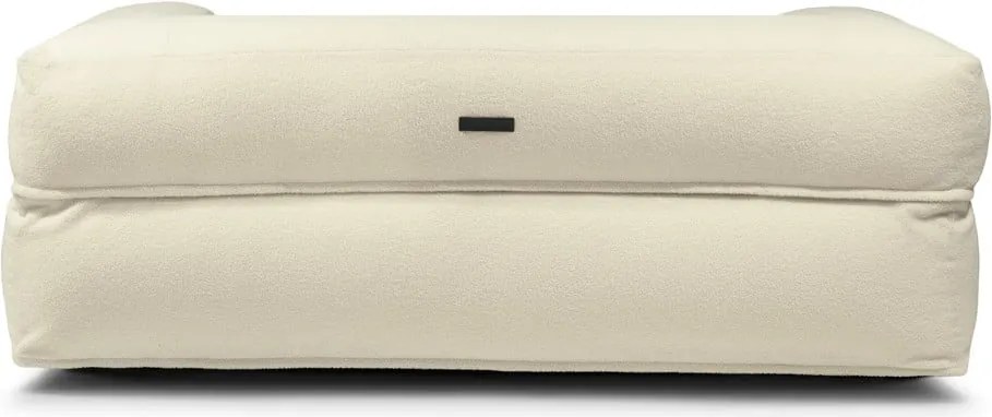 Puof a sacco marrone con rivestimento in bouclé Sofa MooG – SLOWDOWN