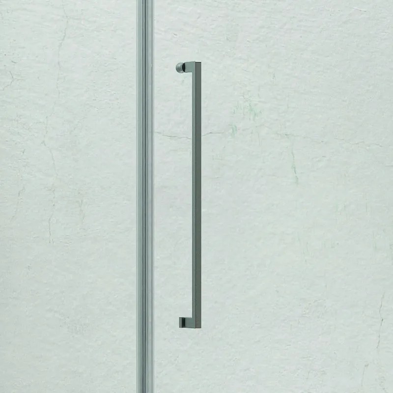 Box doccia 80x90 anta battente sul lato 80 e laterale fisso da 90cm KT5000 - KAMALU