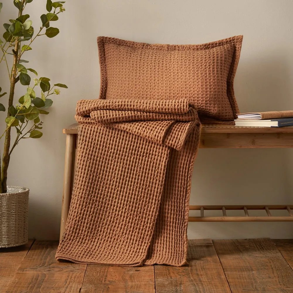 Cuscino decorativo in cotone 30x50 cm Jaipur Chunky Waffle – Pineapple Elephant