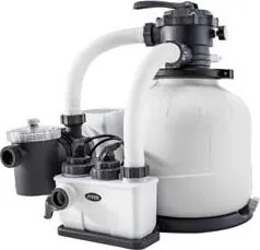 POMPA A SABBIA COMBO SISTEMA E.C.O. PER PISCINE FINO A 32.200 LITRI peso kg.25,40 (26676) INTEX