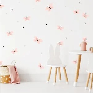 Decalcomanie ad acquerello - Farfalle rosa | Inspio